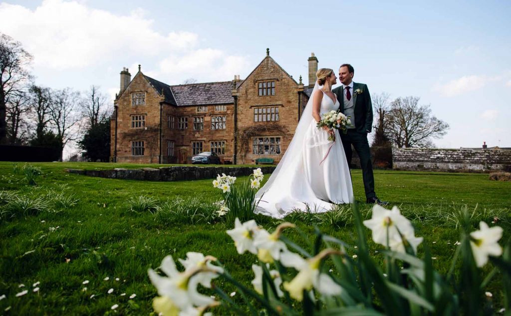 wedding photography at Pentrhobyn hall, luxury north wales venue