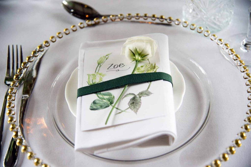 Wedding-catering north wales , table settings